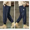 Pantalons pour hommes Automne / Hiver Corduroy Cheville Lâche Bundle Pieds Cargo Casual Hommes Ajouter Polaire Épaissir Streetwear Joggers