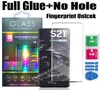 Premium-Vollkleber, kein Loch, gebogener Displayschutz aus gehärtetem Glas für Samsung S23 Ultra S22 S21 Ultra S20 Note20 S10 Plus S8 S9 NOT6375684