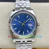 ARF 36mm Unisex Watch Mens Ladies Watches Blue Dial Cal 3135 Automatic Movement 126234 Stick Dial 904L Jubilee Steel Bracelet ETA Super Version Wristwatch