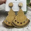 Jewelry Earrings Yiwu Jewelry Factory Wooden Hollow Ornaments
