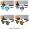 Objektiv Brillen Männer Klassische Marke Retro Frauen Ray Sonnenbrille Luxus Designer Brillen Pilot Sonnenbrille UV-Schutz Brille 0QL8