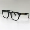 Modedesigner Optiska glasögon Mann Square Frame Retro Simple Popular Style Transparent Eyewear Top Quality Clear Lenses With CA254I