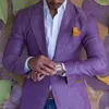 Męskie garnitury 1 szt. Linna marynarka dla mężczyzn Single Piece Peaked Lapel Custom Casual Style Męska moda Blazer Summer 2024