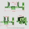 Aluminium sadelklämma med Arca Swiss Quick Release Plate Stativ Ball Head Mount för skjutpinnar Stativ 240306