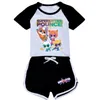 Kledingsets Kinderkleding Super Kitties Zomer Baby Jongens Meisjes Casual T-shirt Korte broek Sportoutfits Kinderpyjamapak