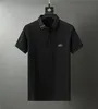 2024Designer Polo Shirts Men luksusowe polo swobodne męskie koszulki węża pszczoła druk haftowy moda high street man tee m-3xl