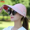 Beret Golf Sun Cap Women UPF 50 UV Ochrona Ochrona szerokie Brim Beach Hat Visor Hats for Żonę Dziewczęta Prezent Uulticolor Fashion