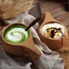 Tassen Neuheit Holzbecher Geschenk Holzgeschirr Tee/Milch/Frühstück Kaffeetasse