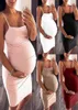 clothes for pregnant women Solid Sleeveless Pregnant Maternity Dress Maternity Props Bodycon Casual Mini Dresses Drop6484013