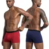 Mutande Pantaloncini da bagno casual Boxer da uomo in cotone tinta unita Boxer da bagno alla moda Intimo da uomo