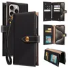 Genuine Leather Wallet Phone Case Designer iPhone Case Flip Card Holder for iPhone 15 14 Pro Max 13 12 11 14Plus Samsung Galaxy S24 S23 Ultra S22 Plus Brand Mobile Cover