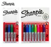 48 pezzi Sharpie 35113 Mini pennarello compatto con portachiavi che trasporta pennarello oleoso Cancelleria Pennarello purificazione polvere 2011206112060