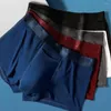 Cuecas masculinas de cor sólida roupa interior respirável verão leve calções esportivos de cintura baixa calcinha elástica confortável modal