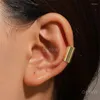 Backs Earrings Less Allergic 3g Cold Style Ear Clip Jewelry And Accessories Fine Workmanship Copper Cuffs Earring