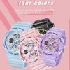 Lige Military Kids Sport Watches 50m防水電子腕時計停止時計時計の子供デジタル少年少女240226