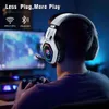 2.4ghz Wireless Gaming Headphones with Flip Microphone for PC, PS5, PS4