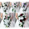 Wedding Flowers Bride Bouquet Hand Tied Flower Decoration Holiday Party Supplies European Chaise Longue Roses260s