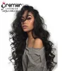 360 Lace Frontal Wigs Brazilian Remy Hair Super Wave Preplucked Bleached Knots 150 Density for Women5753544