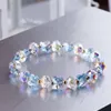 Accesorios de pulsera de cristal dulces y de moda para mujer