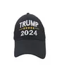 Élection présidentielle 2024 Trump chapeau lettres brodées casquettes de baseball unisexe réglable Snapback Trump USA Hip Hop Peak Cap Headwe9754579