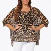 Kadın Bluzları 5xl 6xlwomen Style Batwing Sıradan yaz bluz gömleği kadın boho şifon gömlekleri