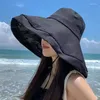 Berety duży kapelusz damski z ochroną UV i Sun Outdoor Travel Fisherman Summer