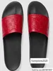 Sandali da uomo firmati rossi con scivolo, sandali da tennis casual fatti a mano, pantofole, ciabatte, infradito3204190