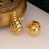 Ohrstecker Trend Wassertropfen Hohl Ohrstecker Damen Mode Vintage Metall Glatte Spiralform Persönlichkeit Party Schmuck