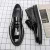 Chaussures décontractées Marque Mocassins pour hommes Robe blanche Bureau Mariage Noir Penny américain de haute qualité