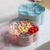 Тарелки дизайн красивая форма цветка гостиная пластиковые пустые коробки для хранения конфет лоток для продажи