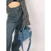 Marken Denim Tote Damen Umhängetasche Kleines Design Canvas Jeans Shopper Taschen für Handtaschen Umhängetasche Damen Geldbörse 220519242F