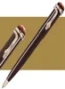 Nuovo formato penna unico Collezione Heritage Penne a sfera in resina rosso scuro Edizione speciale Penne roller di marca Mon Regalo con clip a forma di serpente pe8845824