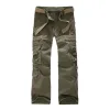 Pantalon Cargo pour hommes, salopette multi-poches, pantalons décontractés, Styles de commandos tactiques, ample, pleine longueur, pantalon décontracté, Plus