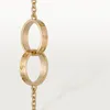 Designer Fashion LOVE18 K Gold Diamond Chain Bracelet for Women Kaya