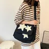 Shopping Bags Crowd Design Sensation Star Backpack for Female College Students Class Bag Makeup Classes Large Capacity One Shoulder Crossbody Difference