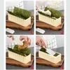 Sushi Maker Heart Round Square Shape Rice Mold Japanse Food Bento Onigiri Mat Boat Ball DIY Tools 240304