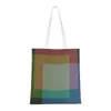 Shopping Bags Kawaii Printed Carlos Cruz Diez Tote Portable Canvas Shoulder Shopper Venezuela Artist Handbag