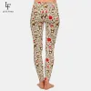 Leggings LETSFIND nouveau mignon singe de noël conception femmes Leggings haute qualité taille haute Fitness pantalon pour l'hiver