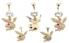 Lot de 5 anneaux de nombril en forme de lapin en acier inoxydable, anneau de nombril en forme de lapin, cadeaux pour hommes et femmes, 9131474