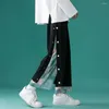 Pantalons pour hommes Boutons à la mode Lâche Hommes Pantalon d'été pleine longueur