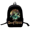 Sac à dos Sea Of Thieves 16 pouces, sacs d'école pour étudiants, sac à livres imprimé, imperméable, pour adolescents, garçons et filles, 291n