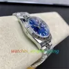 ARF 36mm Unisex Watch Mens Ladies Watches Blue Dial Cal 3135 Automatic Movement 126234 Stick Dial 904L Jubilee Steel Bracelet ETA Super Version Wristwatch