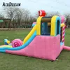 groothandel opblaasbaar springkasteel voor kinderen 4x2.5x2mH (13.2x8.2x6.5ft) springkastelen uitsmijter opblaasbaar springhuis met glijbaan kinderen leuk spelen