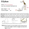 Eilyken Summer Peep Toe High Obcing Sandals Sexy klamra paska kostki dla kobiet klub damskie buty do striptizerki 240301