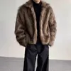 Giacche da uomo Autunno e inverno Cappotto di lana corto caldo di cotone di alta qualità Giacca di pelliccia Moda Tendenza di fascia alta Abbigliamento semplice da uomo