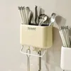 Kitchen Storage Wall-mounted Chopstick Rack Holder Modern Multifunctional Wall Mount