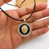 Pendant Necklaces Noble And Elegant Lion Scalp Rope Necklace Designer Gothic Style Everyday Wear Stylish Gift Jewelry 2024 Trend Model