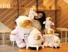 豪華な宇宙飛行士と宇宙船のおもちゃぬいぐるみソフトサイエンスフィクションのタイプソフト人形子供おもちゃ玩具子供誕生日プレゼント201207720046