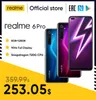 Realme 6 Pro Unlockphone 8 GB RAM 128 GB ROM Telefon komórkowy Snapdragon 720G 4200 mAh Bateria 30W Szybka zmiana 64MP Smartfony aparatu 7269576