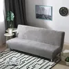 Tissu en peluche Fold Housse de canapé-lit sans bras Housse de siège pliante Housses plus épaisses Banc Protecteur de canapé Housse de futon élastique hiver LJ249I